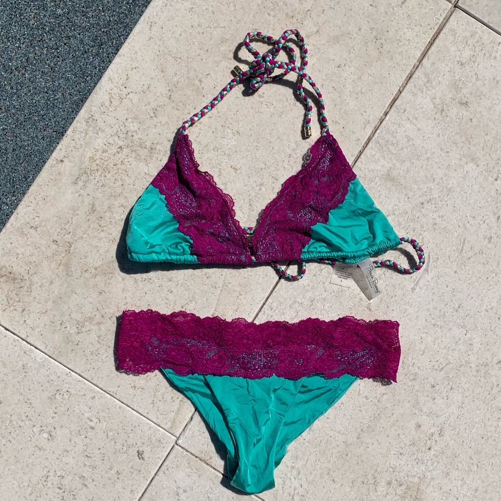 ✨Super Cute Beach Bunny Lace Bikini 👙